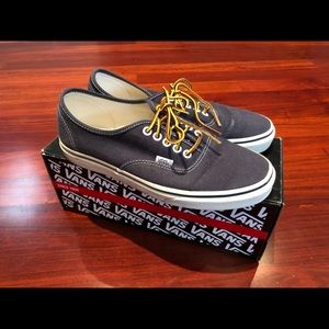 Vans x J. Crew Authentic Canvas Shoes Navy Size 8